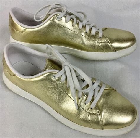 gold metallic sneakers women's.